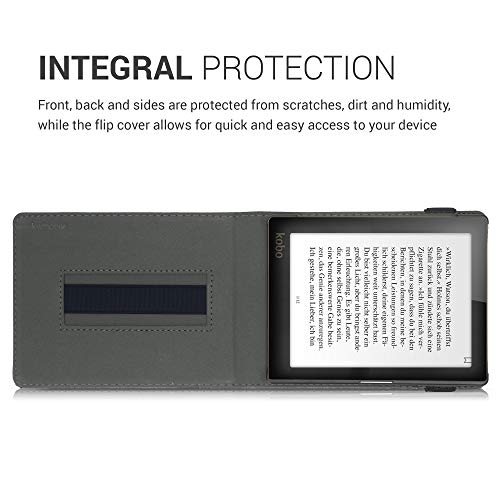 kwmobile hoes compatibel met Kobo Aura Edition 1 - Hoesje voor ereader in meerkleurig - Magische Bibliotheek - Image 5