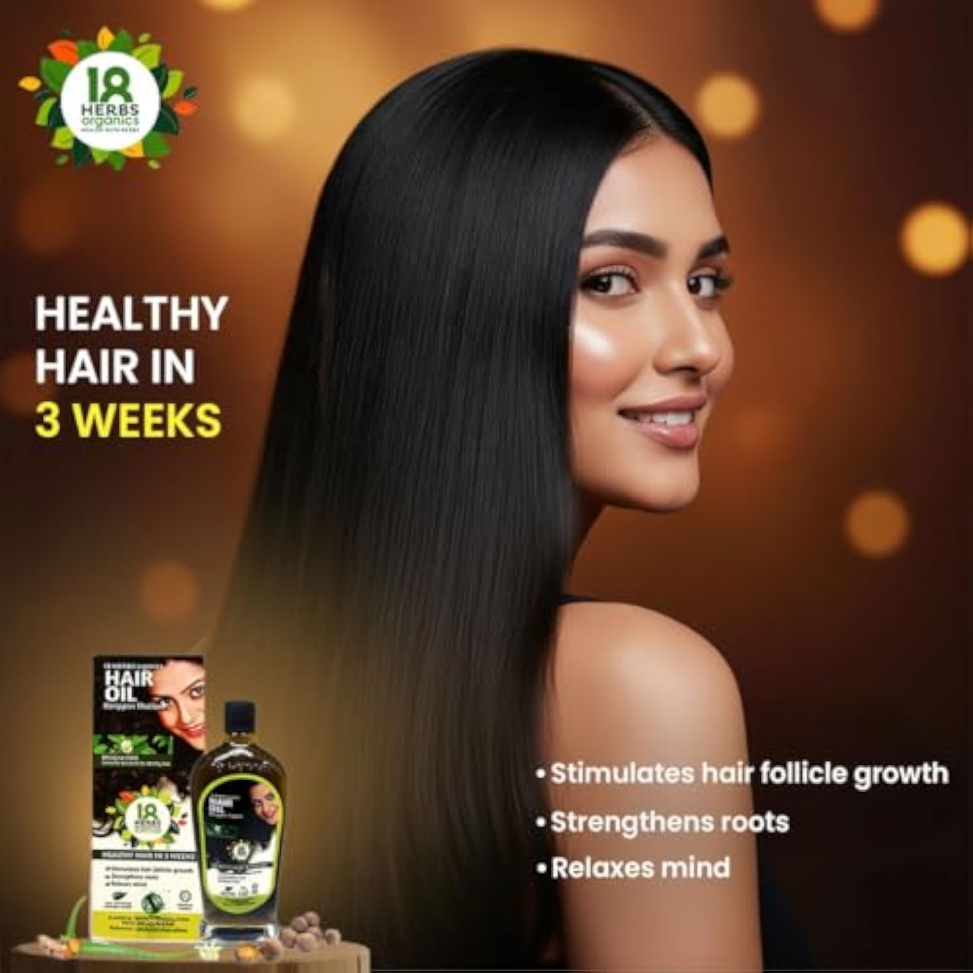 Herbal Hair Oil/Karippan Thailam, 100ml Pack of 1