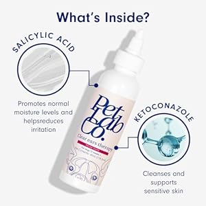 PetLab Co. - Clear Ears Therapy Ear Cleaner for Dogs - Supporting Yeast, Itchy Ears & Healthy Ear Canals - Alcohol-Free Dog Ear Wash - Optimized Dog Ear Cleaner Solution - Packaging May Vary PetLab Co Clear Ears Therapy Ear Cleaner for Dogs Supporting Yeast Itchy Ears Healthy Ear Canals Alcohol Free Dog Ear Wash Optimized Dog Ear Cleaner Solution Packaging May Vary