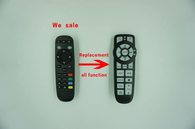 Replacement Remote Control Work for TV/Audio/Projector for 05091149AA 05064500AB Rear Video DVD Headphones VES System