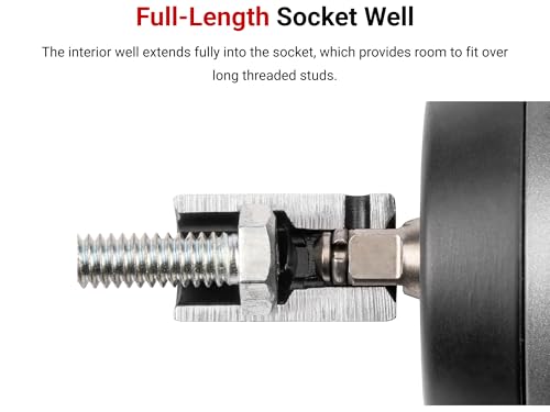 Image of TEKTON 1 /4 Inch Drive x 1 /2 Inch Shallow 6-Point Impact Socket | SID02013