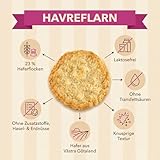 Gille Schwedische Hafertaler Havre flarn, 600 g Haferkekse, knusprig & laktosefrei, mit 23% Haferflocken, traditionelles Gebäck aus Schweden