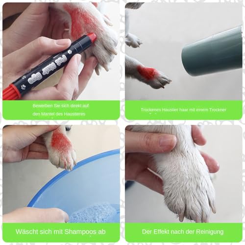Marqueur de soin pour chiots lavable pour colorer le pelage sans risque - 4