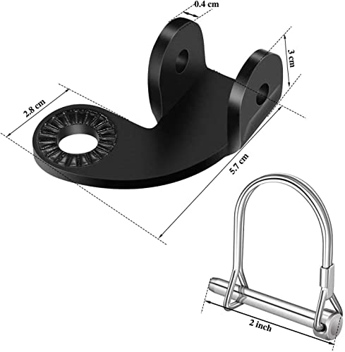 Bike Trailer Hitch Bicycle Stainless Steel 12.2Mm-Hitch Coupler Compatible With Burley Trailers Adapter Replacement Connector To Pets Stroller (90° Coupler (2 Pack)) #TOP2