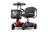 Deluxe Voyage Portable Electric Mobility Scooter 4 Wheel – for Seniors and Adults Comes w/Basket Lon