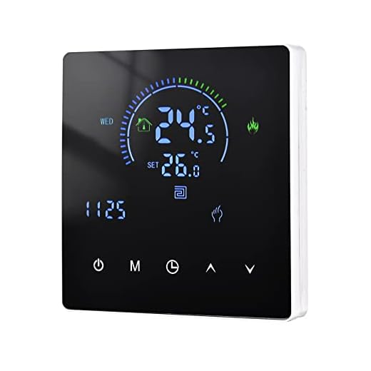 Termostato Inteligente WiFi para Calentamiento de Agua Pantalla LCD Botón táctil Aplicación programable Control Remoto Calefacción subterránea