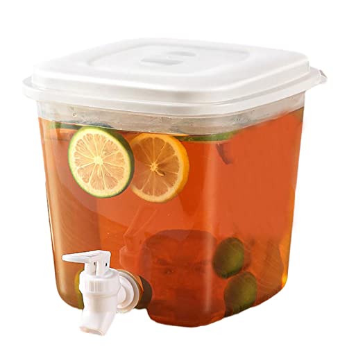 Distributeur de Boissons 5L avec Robinet, Distributeur de Boissons, Distributeur de Limonade pour réfrigérateur Boisson Froide Bouilloire Fruits théière Distributeur de jus Distributeur d'eau