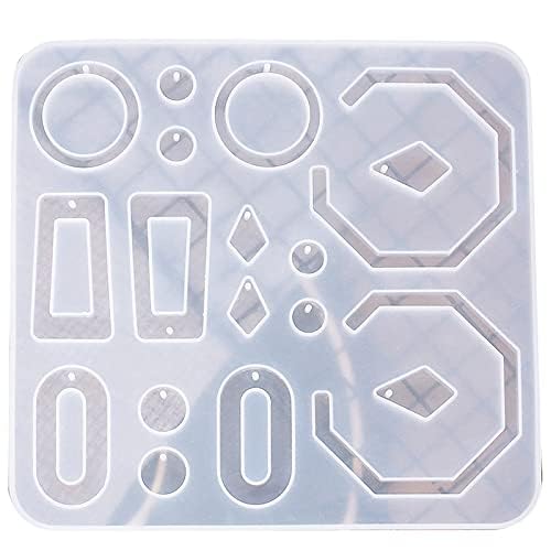 POLYSTORE Earrings Epoxy Mold Mixed Flexible Soft Handmade Necklace Silicone Mold Small Rectangle Round Circle/Silicon Mould/Earing Mould/EPOXY Resin-image-47