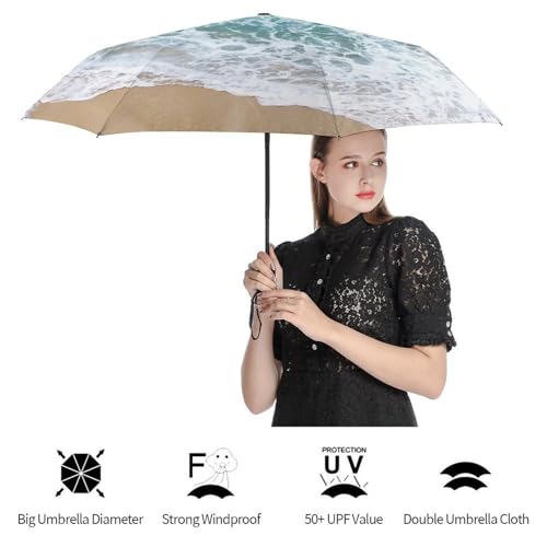 Parapluie pliable beau modèle de voyage aux finitions soignées - 4