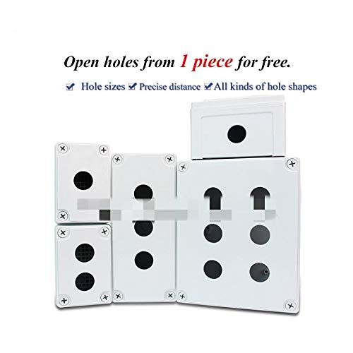 Boîte De Jonction électrique étanche En Plastique IP54 Pour Rallonge Extérieure Boîtier électrique Extérieur 9x5x4.3 Pouces