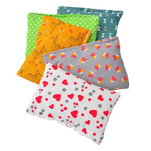 Aumüller Baldrian Schmusekissen für Katzen - Katzenspielkissen Baldini, Kissen aus Schmuseplüsch, Made in Germany (3 Stück)