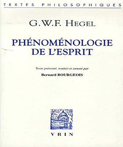 Phenomenologie de l'Esprit [French] 2711618897 Book Cover