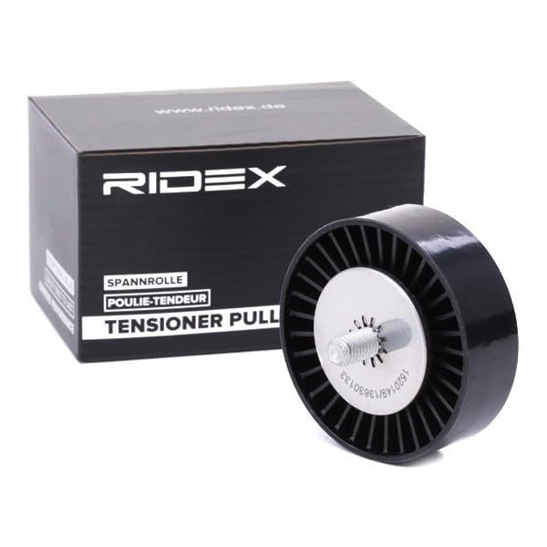 Galet Enrouleur Courroie Accessoire RIDEX 312D0006 - Pour BMW, Audi, Mercedes, 6 Nervures, 69 Mm
