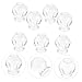 Healeved 7-Piece Thickened Glass Cupping Set Household Vacuum Massage Therapy Cups for Back Pain Relief Chinese Cupping Therapy for Muscle Recovery and Relaxation