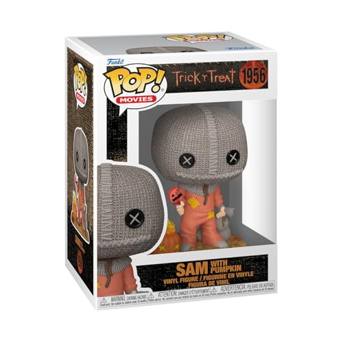 Funko Pop! Movies: Trick R Treat - Sam with Pumpkin - Figura de Vinilo Coleccionable - Idea de Regalo - Mercancia Oficial - Juguetes para Niños y Adultos - Horror Fans