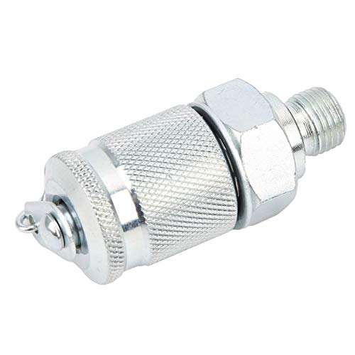 Image of ZJchao Hydraulic Pressure Test Fitting Kit, Hydraulic Testing Adapter Temperature High Pressure Thread Test Coupling Hydraulic Testing Adapter for Hydraulic Systems (M10*1)