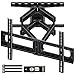 HOME VISION Heavy Duty Full Motion TV Wall Mount Bracket for 32-86 Inch Flat/Curved Screens, Swivel & Tilt, 60kg/132lbs Capacity, Max VESA 600x400mm, Fits Most 40 43 50 55 65 70 75+ Inch TVs, HV6601