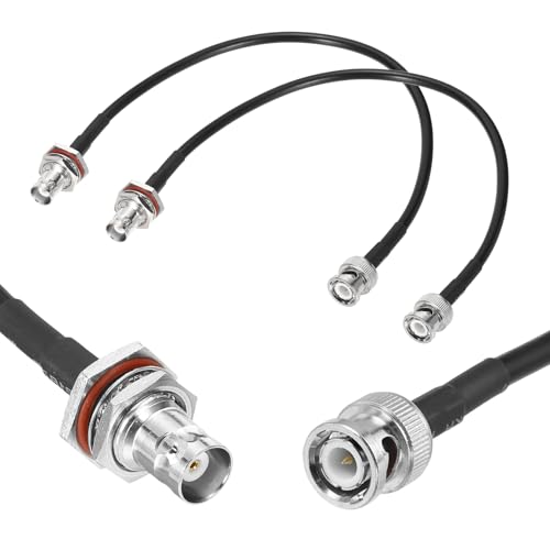 Câble coaxial pour oscilloscope et radio amateur RG58 BNC mâle vers femelle 0,3m