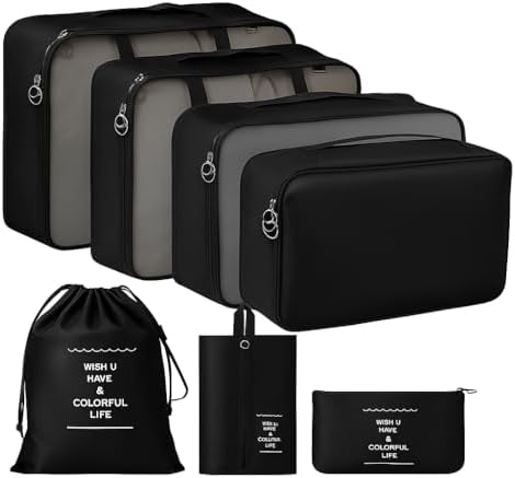 Kit Organizador de Malas, Kit 7 peças, Organizador De Malas Prati...