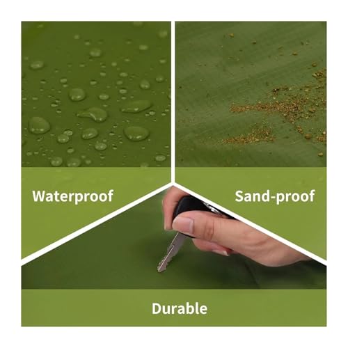 Tapis de plage imperméable et compact pour festivals et camping - 5