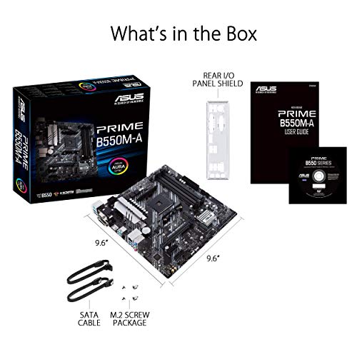 ASUS Prime B550M-A WiFi II AMD Micro ATX Motherboard with PCIe 4.0, WiFi 6, ECC Memory, HDMI 2.1, RGB Header - Image 7