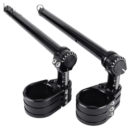 Guidon de moto clip-ons 22 mm CNC réglable pour fourche racing CBR600 19-22