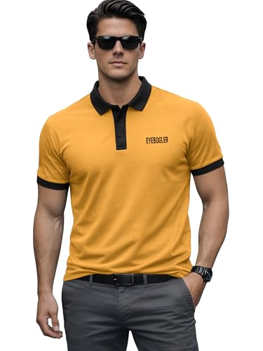 Image of Noble Monk Men's Regular Fit Polo Neck T-Shirt | Half Sleeve