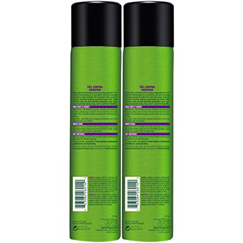 Garnier Fructis Style Full Control Hairspray, All Hair Types, 8.25 Oz. (Packaging May Vary), 2 Count #TOP1
