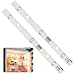 2 Stück LED-Lichtleiste für Rongsheng/Hisense,LED Kühlschranklampe,Kühlschrank Ersatzteile,Lichtleisten für kühlschrank,kompatibel E349766 MDDZ-162A 1629348 DC12V 2W