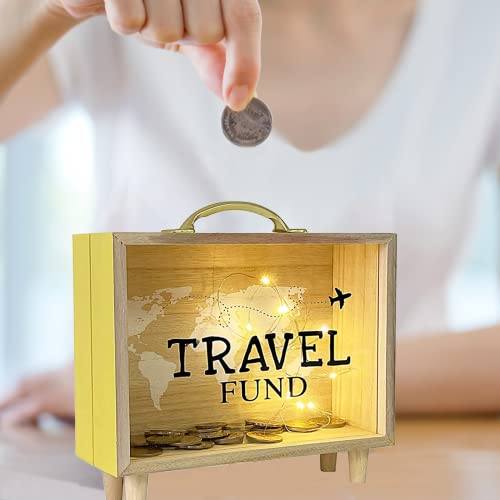 HautStore Salvadanaio da Viaggio a Forma di