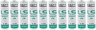 Saft Pack of 10 LS14500 3.6 V AA batteries