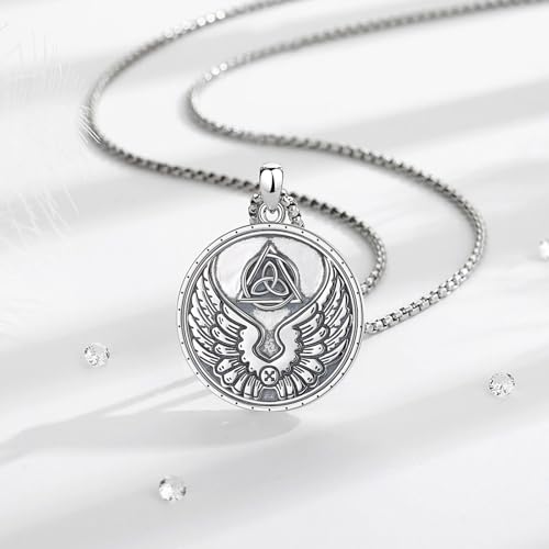 AEONSLOVE Tetragrammaton De Plata 925 Sterling Silver Tetragrammaton Necklace/Metatron Cube Pendant Amuleto De Proteccion Gifts for Women Men3