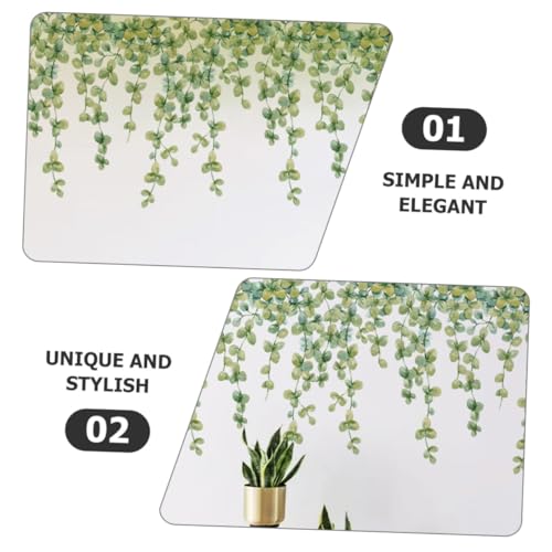 Set de 3 vinilos decorativos hojas eucalipto 30x40 cm miniatura 6