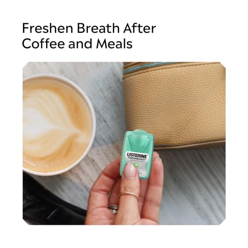 Image of Listerine Freshburst Pocketpaks Breath Strips, Dissolving Breath Freshener Strips Kill 99% of Germs that Cause Bad Breath, Portable for On-the-Go, Minty Flavor, 3 packs of 24-strips Each