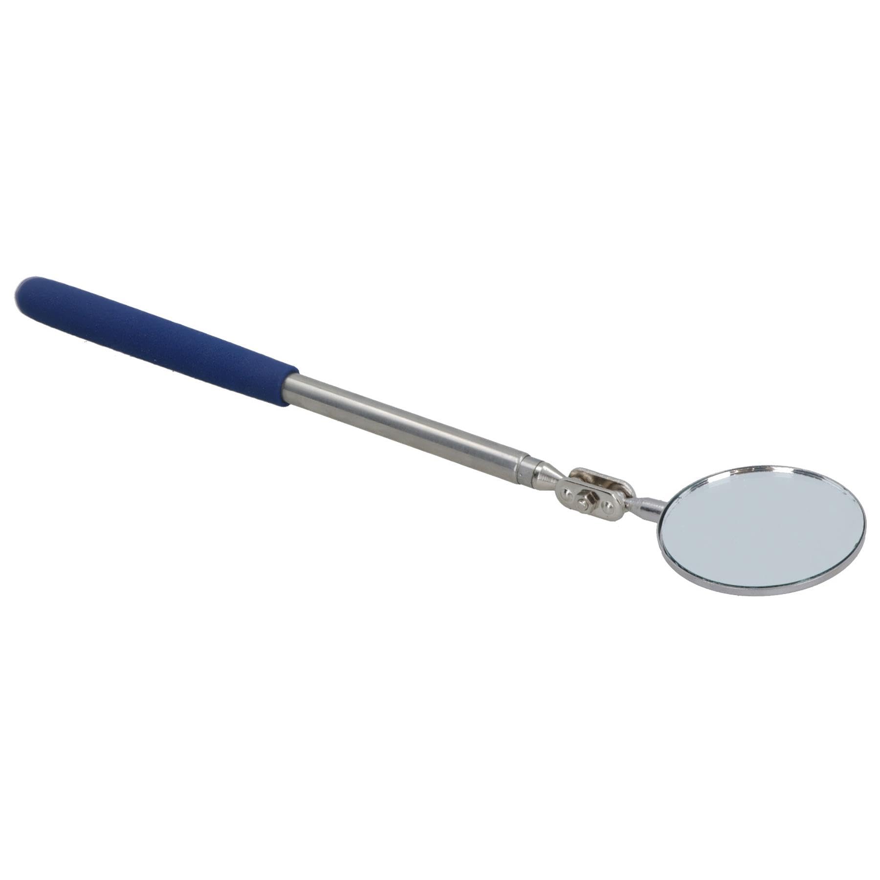 5cm Telescopic Extending Inspection Mirror Rubber Grip Size 75-405mm Long AT906