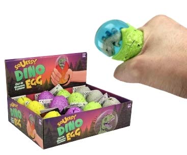 Keycraft Quetschbares Dino-Ei
