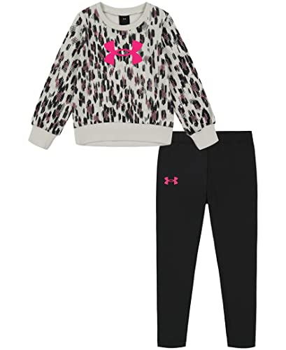 Image of Under Armour Girl's 2-piece Sweatshirt and Leggings Outfit Set