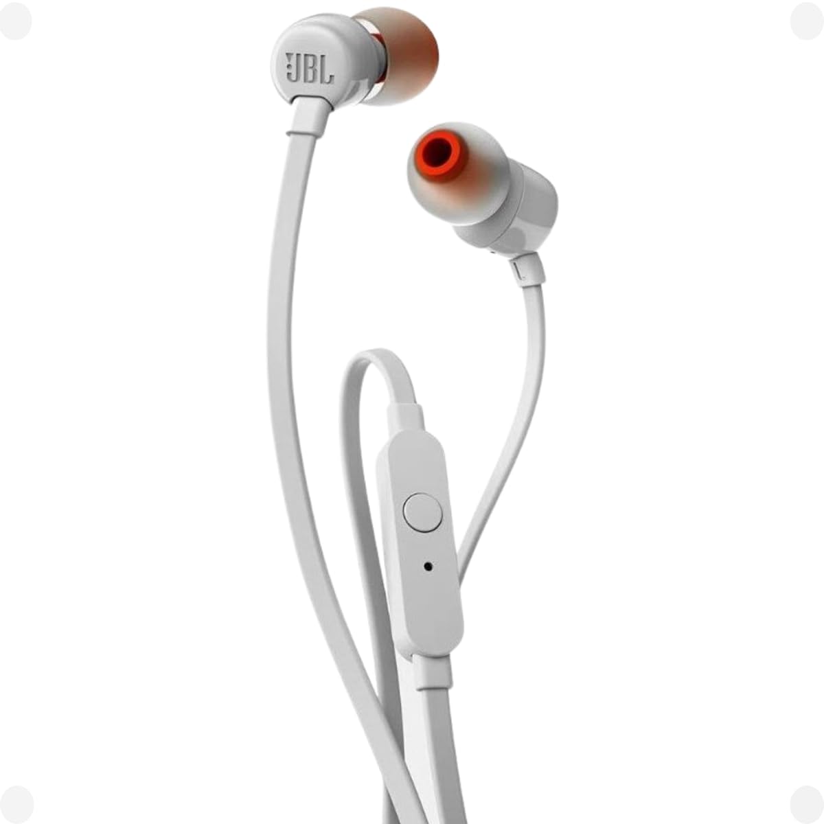 JBL T110 PureBass Headphones - White