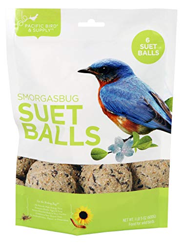 Pacific Bird & Supply Co. Smorgasbug Suet Balls 6pk