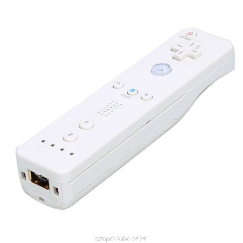 Portable ABS Home Wireless Remote Control Motion Sensitive Controller Gaming Control for Wii Wii U Wiimote J27 21 - (Color: W)