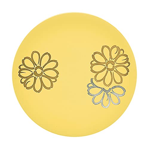 Plato sushi rotatorio 15 cm ABS resistente amarillo miniatura 1