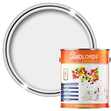 Landlords Weather Shield Rock Salt Smooth Masonry Paint | 5L in 30+ Colours | Storm Proof, Scrub Resistance & Waterproof | Weatherproof Technology Designed with Acrylic Resin for Ultimate Protection