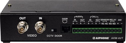 Aiphone AXW-AVT Transmisor de audiovideo para sistema de seguridad integrado de audio y video de la serie AX