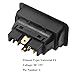 TA-VIGOR 2pcs Universal Power Window Switch DC 12V, 6 Pins Momentary Electric Car Window Switch