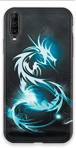 Case for Wiko View 4 Dragon Design Blue
