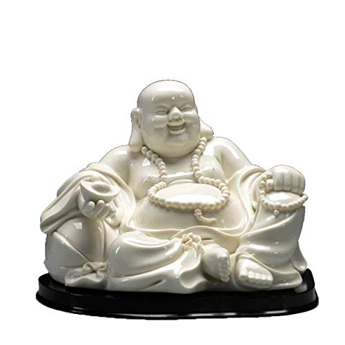 Maitreya Bouddha riant statue Feng Shui en céramique pour décoration intérieure