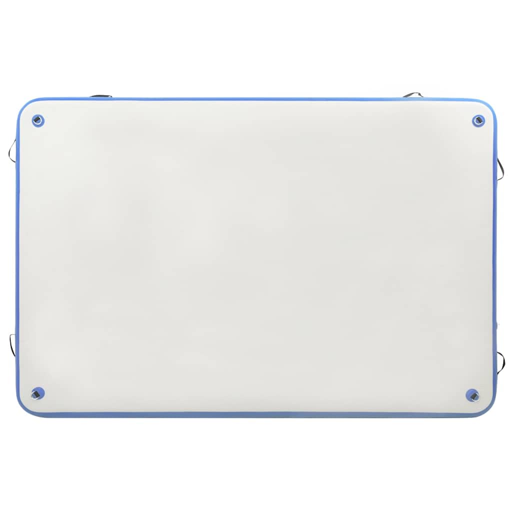 Plataforma Flotante Inflable Azul y Blanco