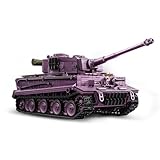 1:28 Tiger Heavy Tank Building Blocks Set for Adults, Compatible with Lego Army Tank, WW2 Military Vehicle Toys Historical Collection Model for Military Fans, Gifts for Teens Kids Boys 8-14 (1668 PCS)