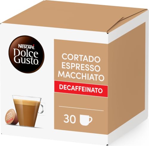 NESCAFÉ Dolce Gusto Café Cortado Descafeinado 30 cápsulas | Dolce Gusto Café