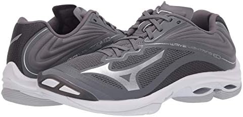 Mizuno Wave Lightning Z6 Tênis de vôlei feminino, Cinza, 7.5